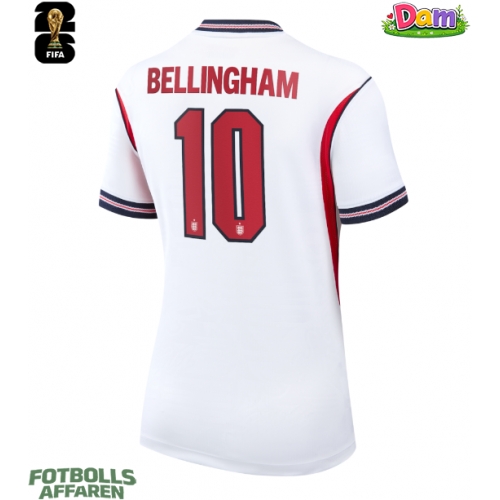 England Jude Bellingham #10 Hemmatröja Kvinnor VM 2026 Kortärmad